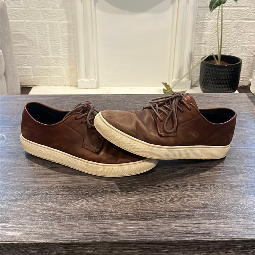 Frye Men’s Brown Leather Sneakers
